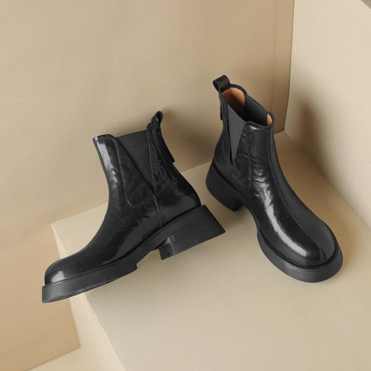 Echoyolo法式气质羊皮/牛皮短靴合集 | 穿十年都不过时，职场通勤王炸，轻松拿捏穿搭高级感【5-7天发货】 商品图5