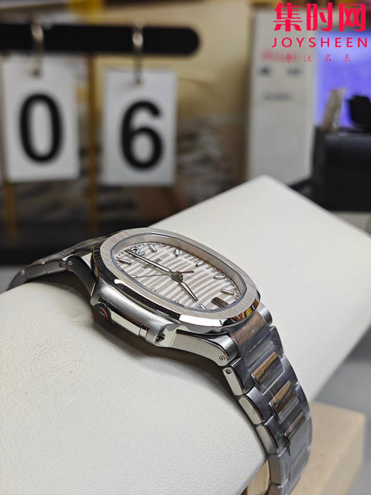 3K百达翡丽运动优雅系列 鹦鹉螺7118 白盘 女士腕表 324一体机 商品图4