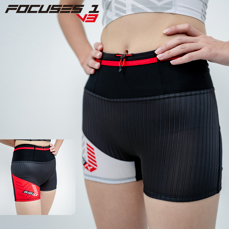 BigK 大K FOCUSES1 V3三分压缩短裤 城市运动 健身训练