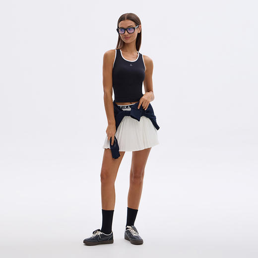 TITIKA小香风工字背运动内衣一体胸垫可外穿瑜伽背心跑步健身衣11133 商品图2