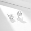 卡蒂罗KADER 星心相印耳钉 925银满镶闪锆星芒梦幻流苏百搭款设计轻奢耳饰 爆闪星点配饰甜美可爱 商品缩略图2