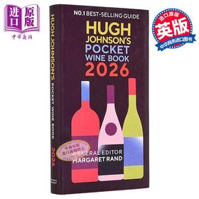 【中商原版】休约翰逊 口袋葡萄酒书 指南 2026 Hugh Johnsons Pocket Wine Book 2026 英文原版 Hugh Johnson 