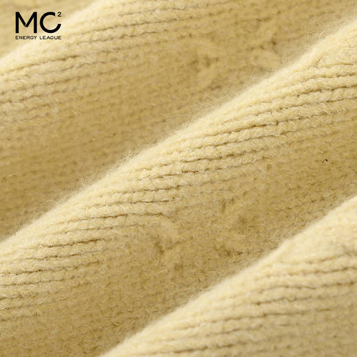 女装圆领钩花净色毛衣-3120M5241029 商品图3