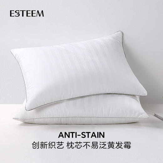 五星拒污抑菌鹅毛复合枕 商品图2