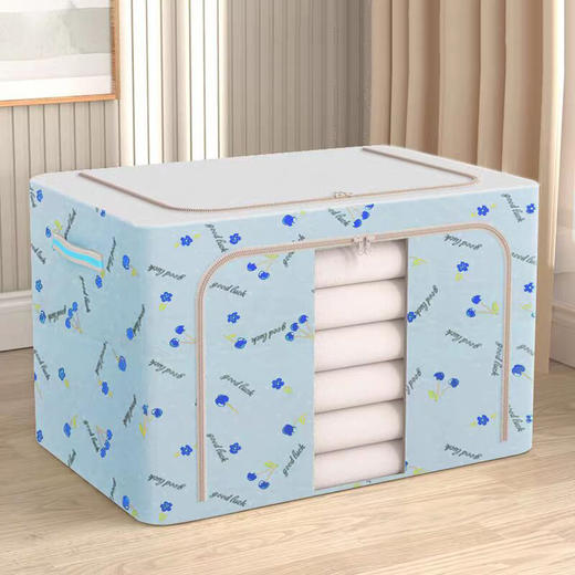 【买1送1 到手2件】汇奇宜 家用大号防潮储物箱可折叠收纳箱 整齐收纳 精致美观 商品图5