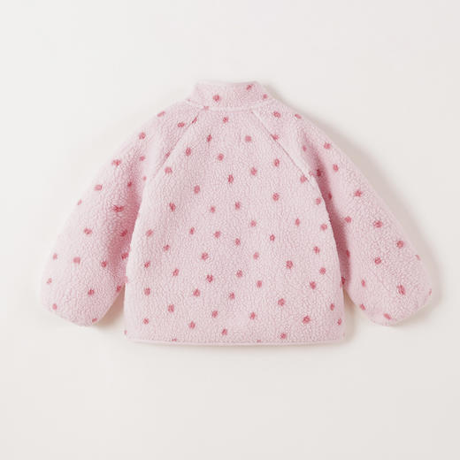 马克珍妮女童兔子波点温暖摇粒绒外套2025年秋冬新款551577 商品图1