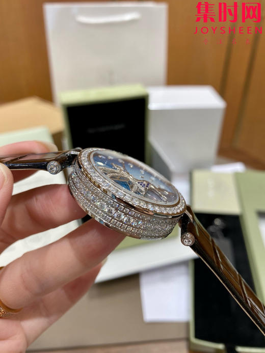 【侧面满钻】梵克雅宝新款诗意复杂功能系列 Lady Féerie女士石英腕表 象征喜悦与希望的仙子和芭蕾舞者 商品图4