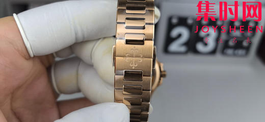 3K百达翡丽运动优雅系列 鹦鹉螺7118 全玫金白盘 女士腕表 324一体机 商品图7