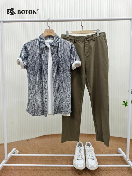 【第2件半价！尾货清仓不退换】波顿男士短袖T恤衬衫MT552 商品图2