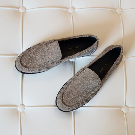 PRETTY RIVER长绒圆头乐福鞋 商品图0