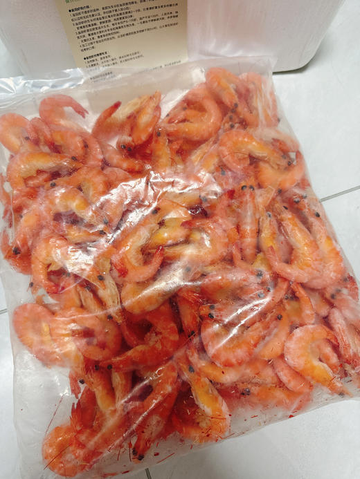 有机无抗熟冻盐田虾，净重2斤（500克*2袋）， 26-30条/斤 商品图4