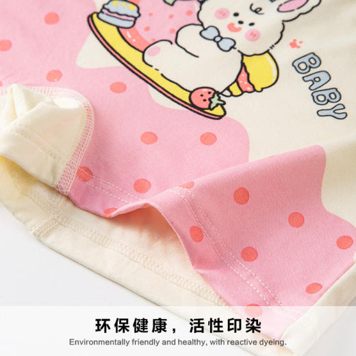 【四条礼盒装】歌贝儿男童女童内裤纯棉a类儿童内裤全棉宝宝平角裤女孩短裤110-170cm 商品图7