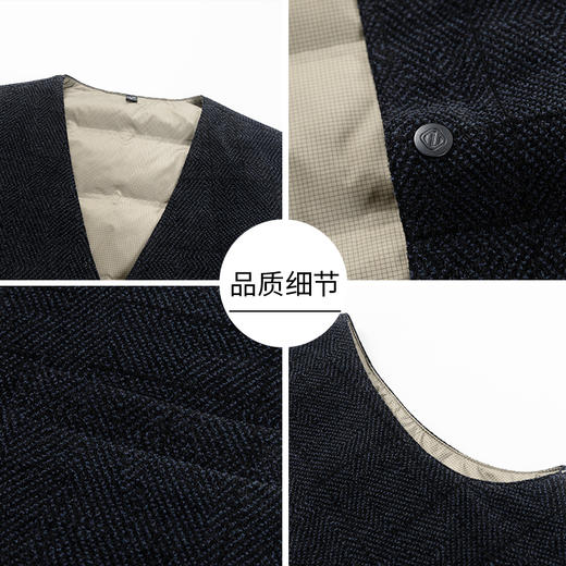 安东尼奥A&N 【90%鹅绒马甲】安东尼中年男士羽绒内搭马甲背心秋冬保暖内搭上衣6484633 商品图10