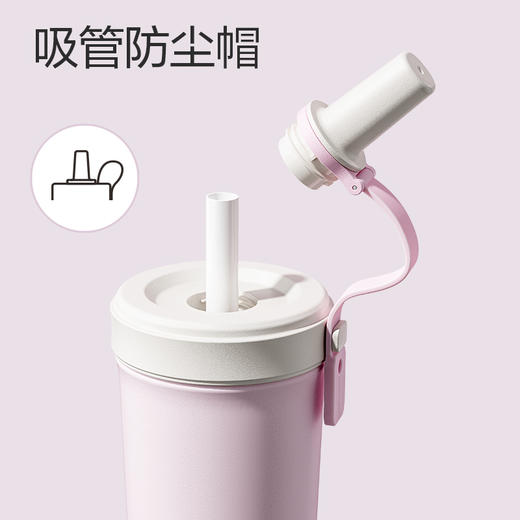 乐扣乐扣（LOCK&LOCK）316不锈钢材质奶茶保温杯LHC4369 商品图5