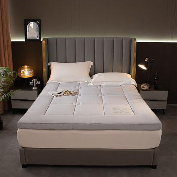 猫人五星级酒店床垫遮盖物软垫家用垫子床褥子双人榻榻米垫被1.5x2米 商品图2