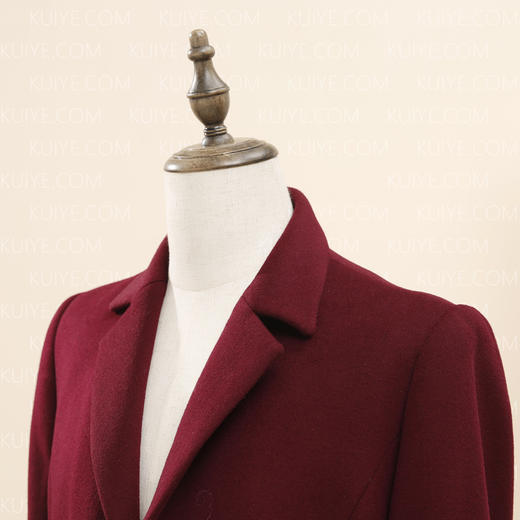 【福天华】高品质寿服女大衣“吉祥行”（紫红）百年工艺传统寿衣 商品图2