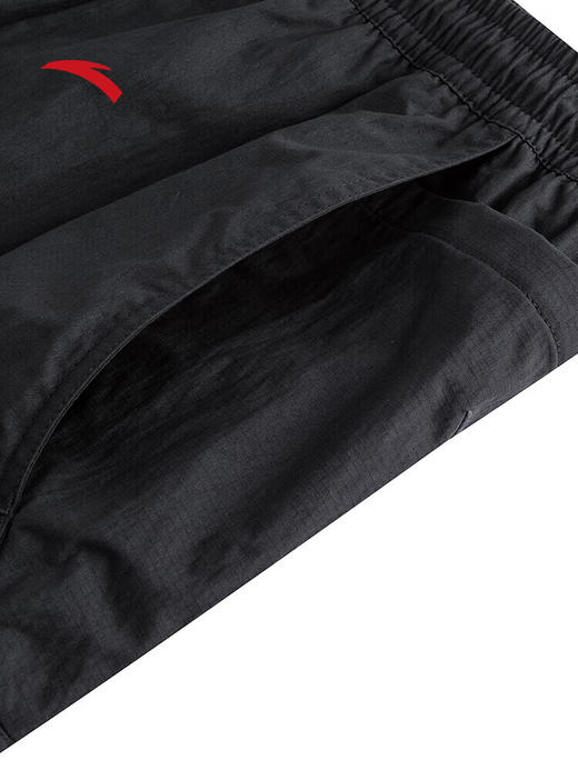 安踏凯里·欧文系列丨潮流美式休闲长裤男女直筒阔腿裤172531513 基础黑-2 商品图3