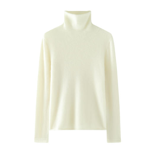 【清河羊毛羊绒专场】鹿展516 女士高领羊绒衫 商品图9