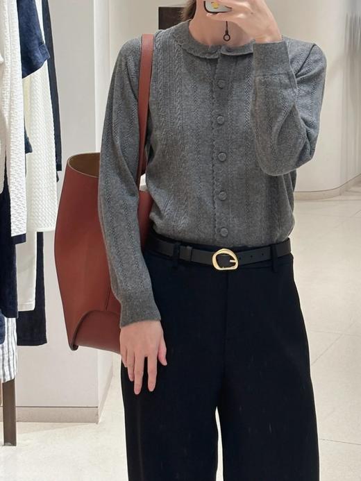 【高品质私服】【IC棉斜纹针织裤子】面料厚实立体，富有肌理感，松弛有度，率性利落 G1226-CC【无标出货 介意慎拍】 商品图1