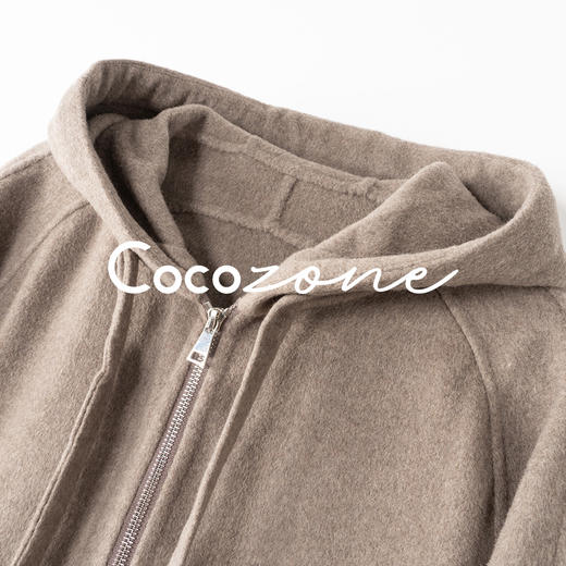 COCO ZONE 刘一一 "肖恩大衣"绵羊毛莱赛尔混纺外套 CD2A2464 商品图2