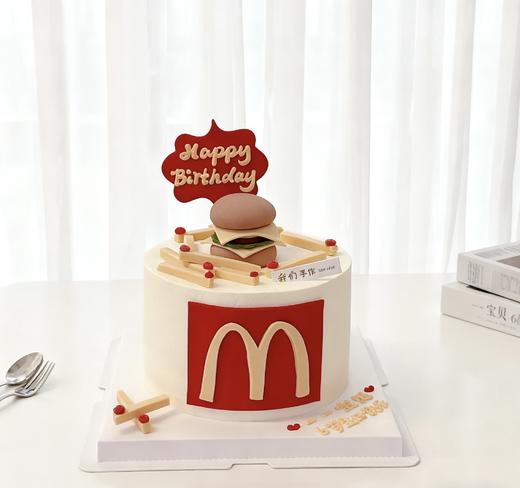 金拱门麦当劳卡通蛋糕-低糖处理无添加 商品图0