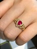 0.68ct刻面红宝石戒指 商品缩略图1