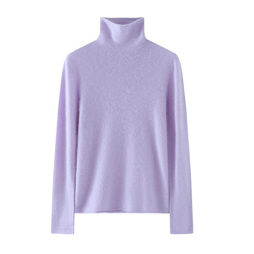 【清河羊毛羊绒专场】鹿展516 女士高领羊绒衫 商品图2