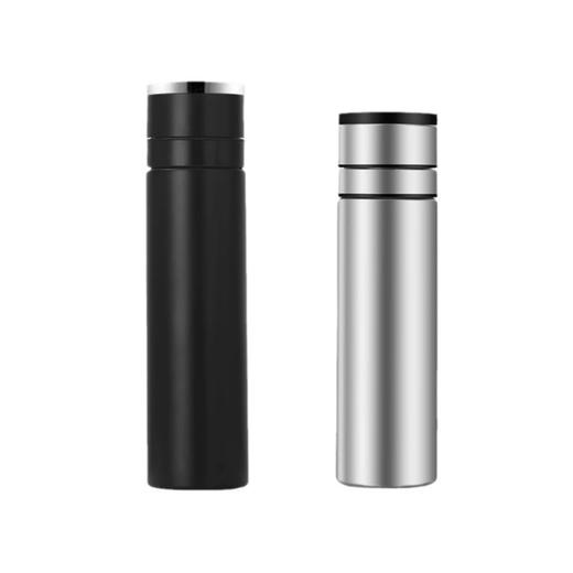 【男士伴侣！智能显温！单手秒开！】温显保温杯 316不锈钢速开杯水杯 户外便携泡茶杯 车载茶水分离杯子 商品图4