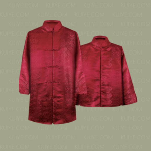 【群興】寿服男士B版真丝棉寿衣群兴公益惠民款寿衣 商品图0