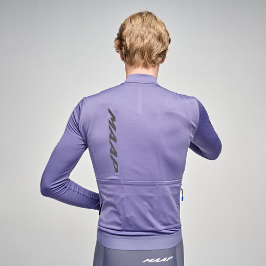 MAAP 男士 Emerge LS Jersey 加绒长袖骑行服 苍鹭紫 商品图2