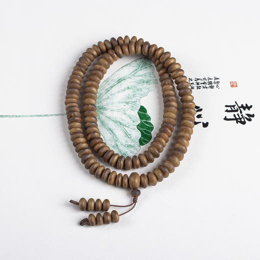 xy0650，沉香算盘珠项链手链 商品图2