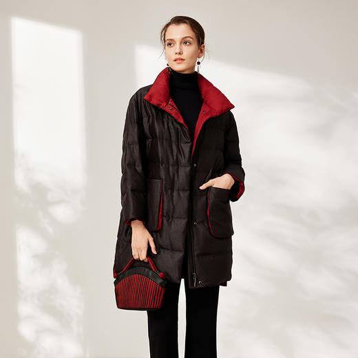 TANGYcollection2025冬季新品商场同款植物染羽女士绒服L254003 商品图1