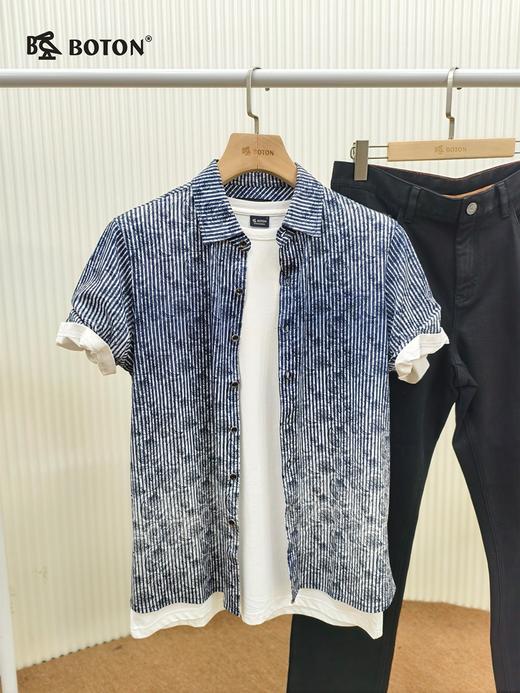 【第2件半价！尾货清仓不退换】波顿男士短袖T恤衬衫MT552 商品图1