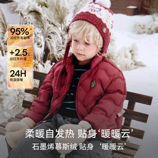 【宝宝服饰】嫚熙童装儿童轻薄羽绒服宝宝保暖95鹅绒男女童外出防风蓄热外套冬 商品图1