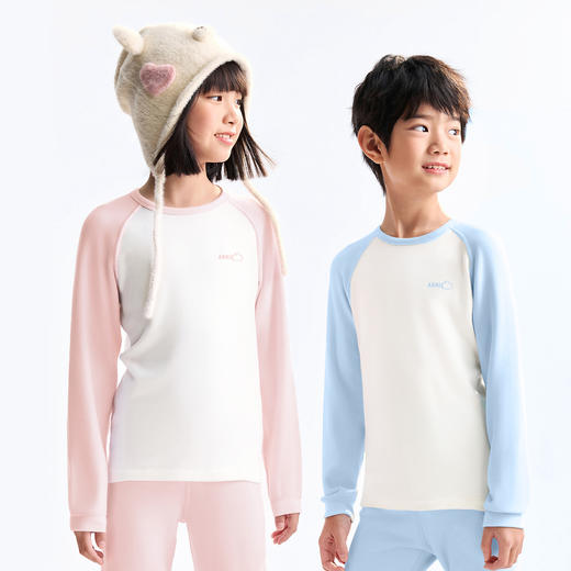 【100%纯棉/秋衣裤套装】男女童秋衣裤套装秋季新款安奈儿童装JM537704 商品图2