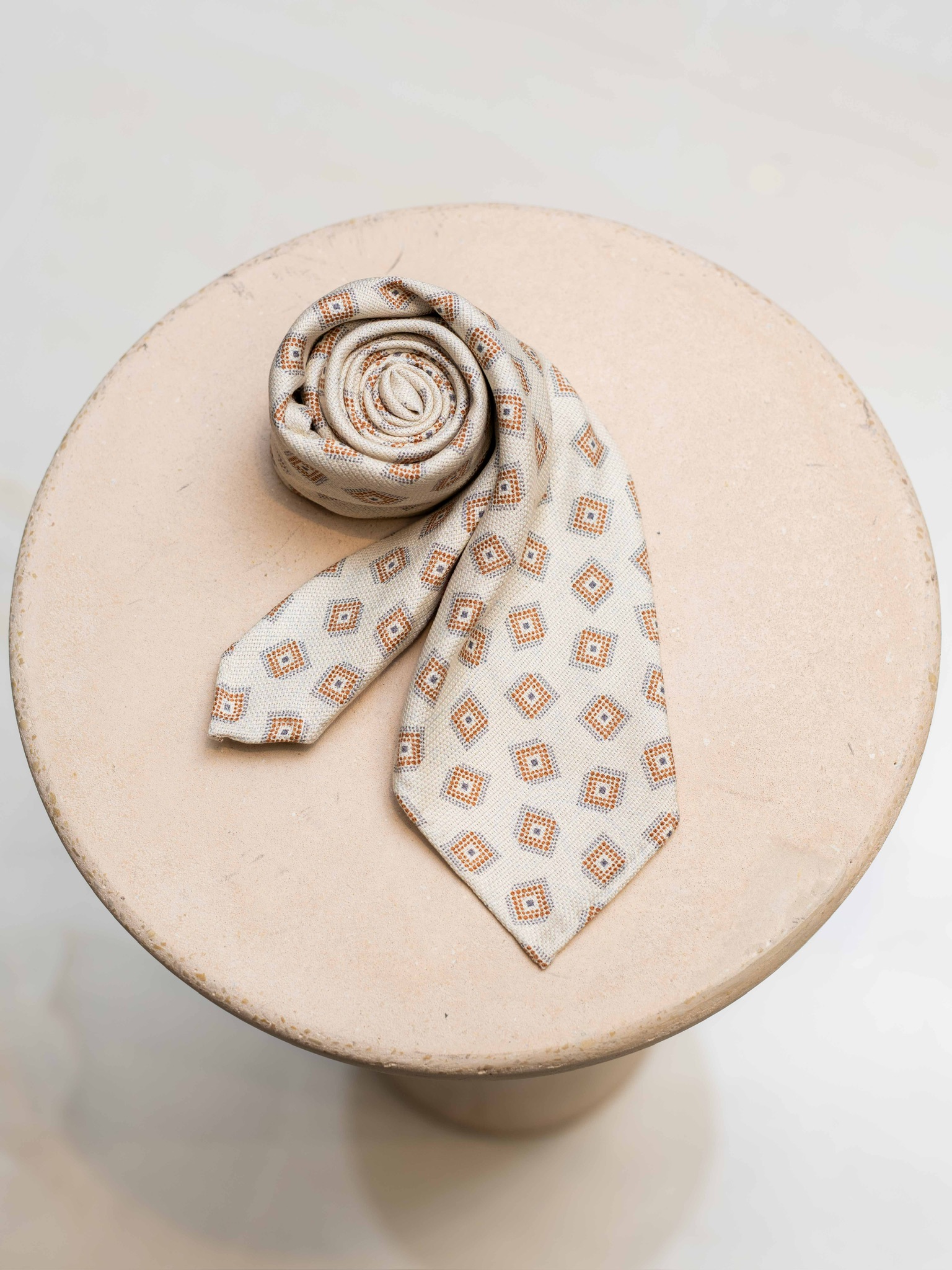 Kenji Kaga 七折无里衬领带