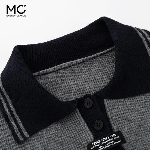 女装翻领配领带款毛衣-3131M5241031 商品图1