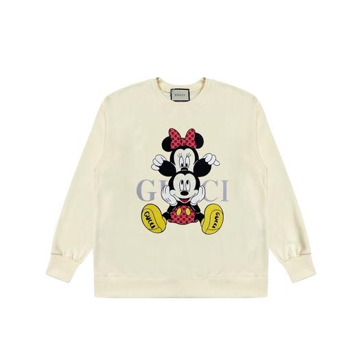 Gucci古驰秋冬联名迪士尼米奇印花毛圈圆领卫衣 商品图0
