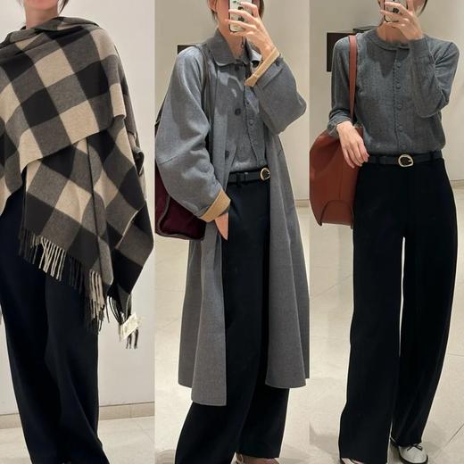 【高品质私服】【IC棉斜纹针织裤子】面料厚实立体，富有肌理感，松弛有度，率性利落 G1226-CC【无标出货 介意慎拍】 商品图6