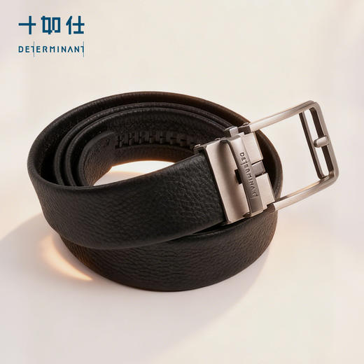 【十如仕】经典配饰牛皮合金高级百搭皮带 商品图0