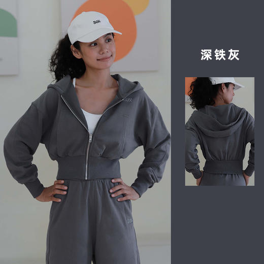 【sw速惟】 秋冬百搭运动风宽松连帽卫衣1090 商品图1