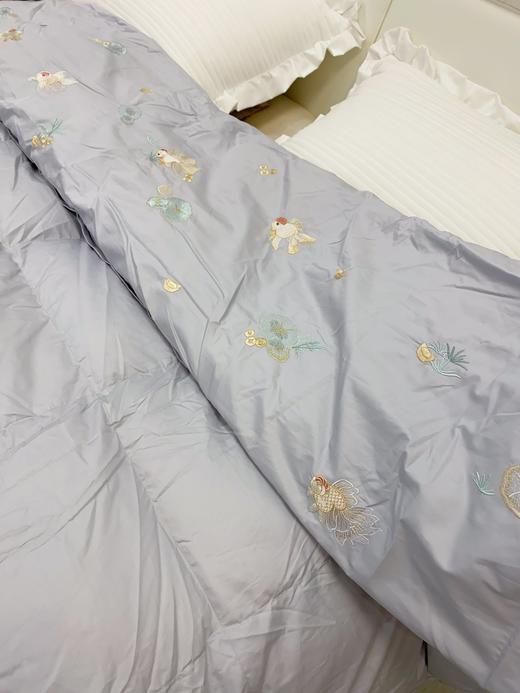 松植屋2025冬季新款鸿运羽绒被臻选95大朵白鹅绒被轻盈保暖-被头可拆洗 商品图6