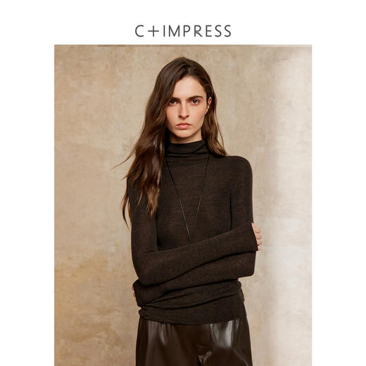 扬子羊毛经典多色可机洗百搭柔软打底衫MY2504038 商品图0