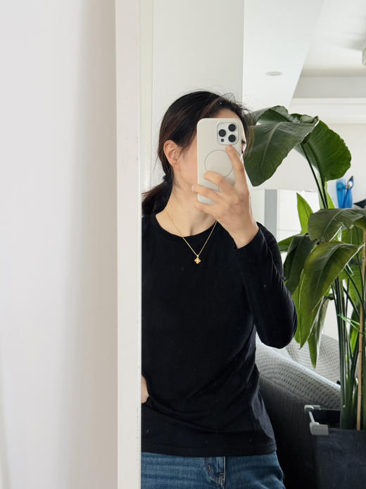 吐血推荐-体感爆舒服！天丝薄羊毛T恤打底衫【包邮+三天无理由退换】 商品图5