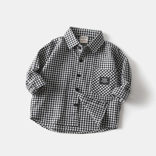 【69元起2件】全棉格子衬衫 2025新款可穿三季儿童纯棉磨毛长袖衬衫 商品图4