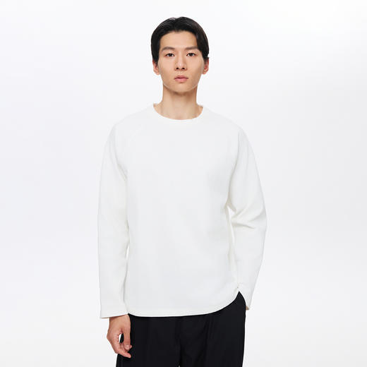 oneup华夫格男式插肩长袖  （男女同款） 商品图2