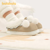 巴拉巴拉童鞋儿童拖鞋女童加绒保暖家居鞋冬季2025新款棉鞋包跟鞋 商品缩略图0