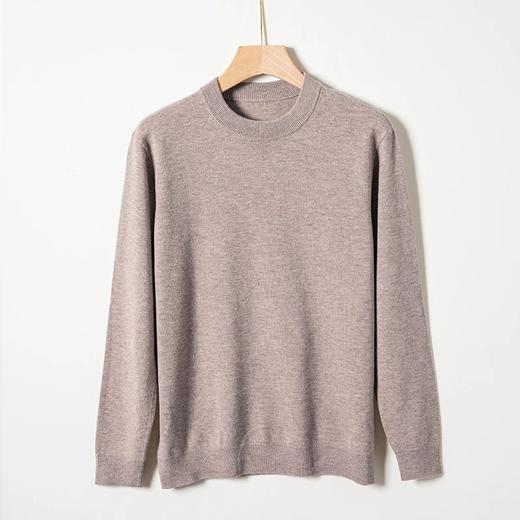 【100%绵羊毛 温暖加倍 柔滑不扎皮肤】耐尔男款万金油打底羊毛衫（W3066） 商品图10