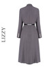 LIZZY经典优雅收腰气质知性长袖连衣裙秋季女8175 商品缩略图3