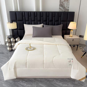 【水星家纺】100%澳洲进口羊毛被 赠全棉枕套一对 颜色随机